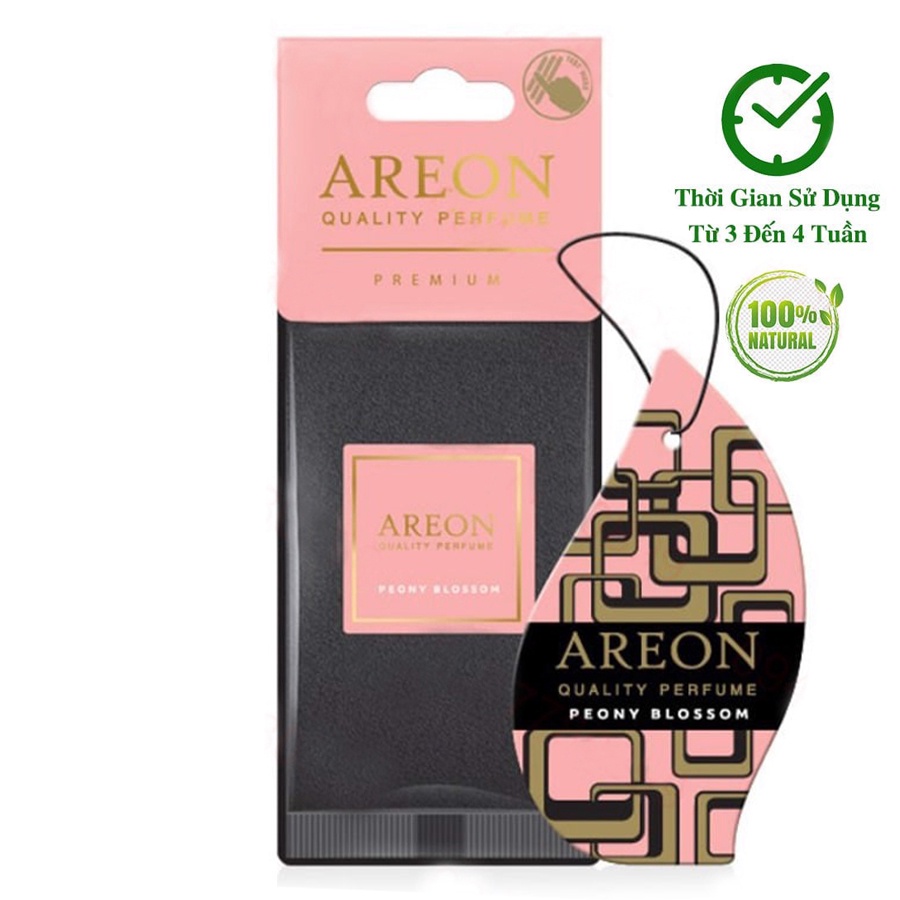 Túi thơm treo ô tô Areon các mùi hương khử mùi nội thất -  Bulgaria