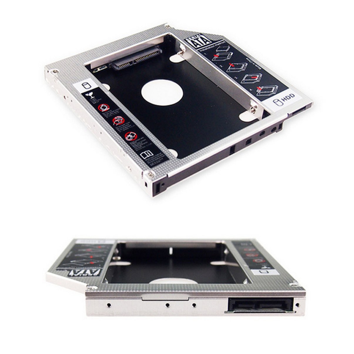 Vỏ Ổ Cứng Sata 2nd Hdd Hd Cho Laptop Cd / Dvd-Rom 9.5mm | BigBuy360 - bigbuy360.vn