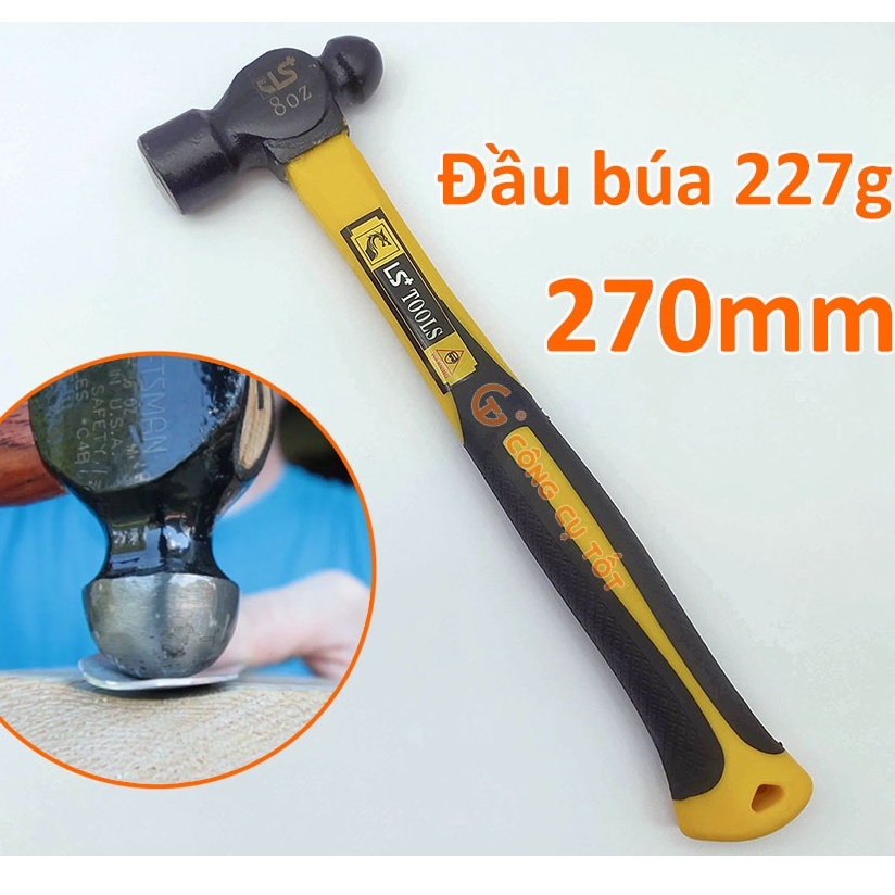 Búa bi cán nhựa 270mm nặng 227g