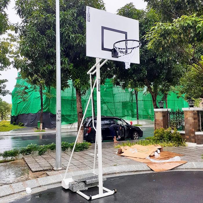 Trụ bóng rổ trường học BS825  ⚡ Chính hãng Vifa Sport - chuyên dùng tập luyện + thi đấu bóng rổ phong trào