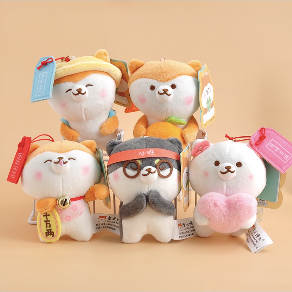 | Cao cấp | Móc chìa khoá, treo túi, balo hình gấu bông/chó bông Shiba/Unicorn/We are bear