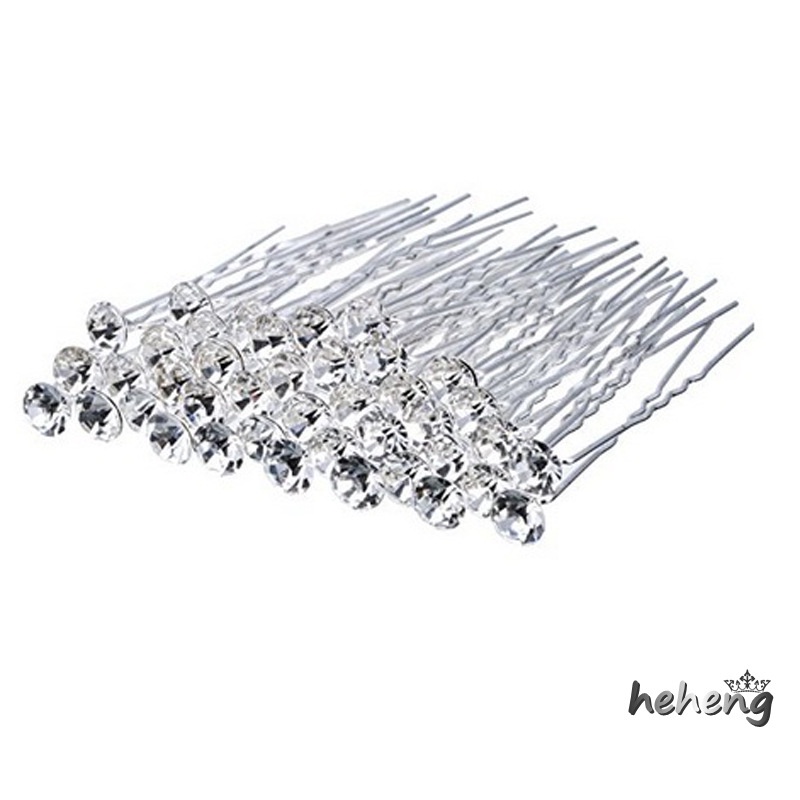 Trâm Cài Tóc Dáng Chữ U Đính Ngọc Trai Nhân Tạo Cho Cô Dâu