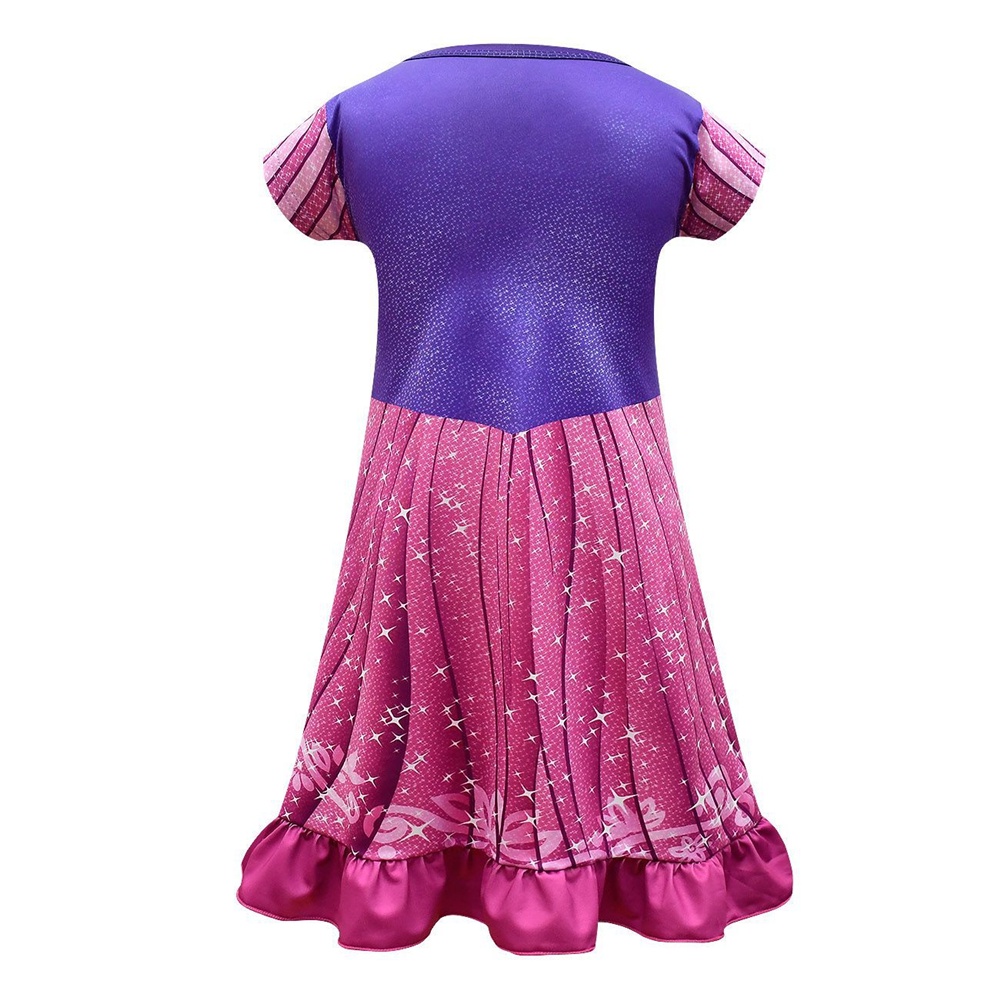 Đầm Hóa Trang Công Chúa Rapunzel Cho Bé Gái Từ 3-8 Tuổi