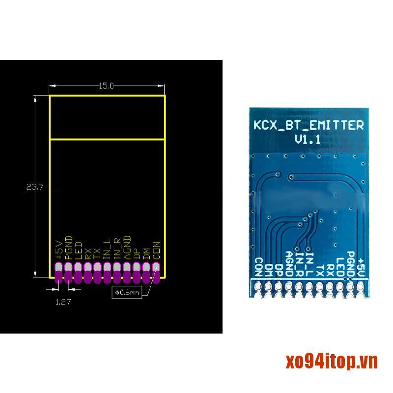 XOTOP Bluetooth Audio Module Board Bluetooth 4.1 Stereo Audio Transceiver Transm