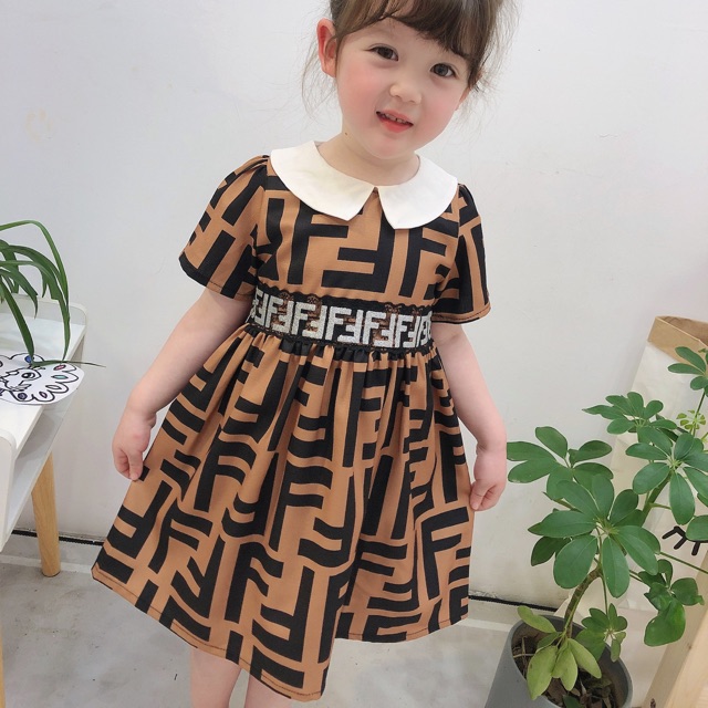 Váy hoạ tiết bé gái- HÀNG SALE KO ĐỔI TRẢ
