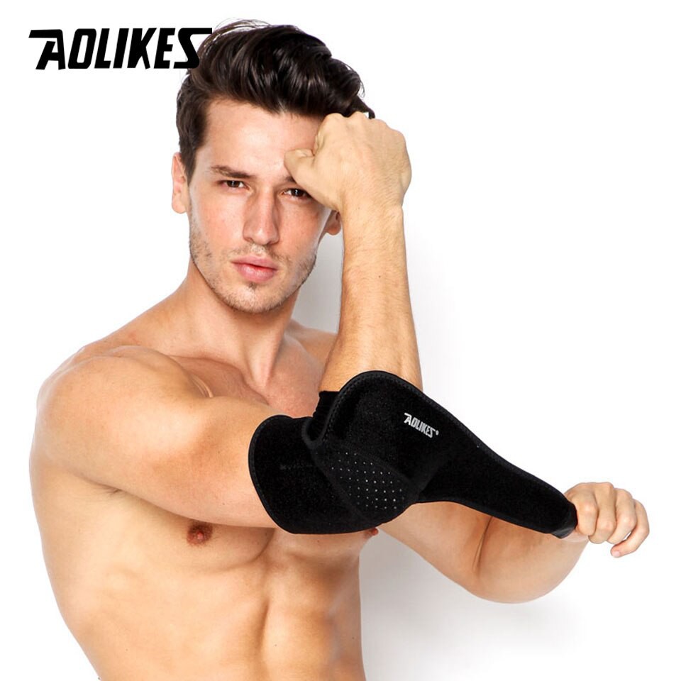 Bộ 2 đai bảo khuỷu tay AOLIKES A-7948 hỗ trợ cánh tay khi chơi thể thao breathable sport elbow Support