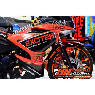 Tem Trùm Exciter 150 Cam Đen Hankook