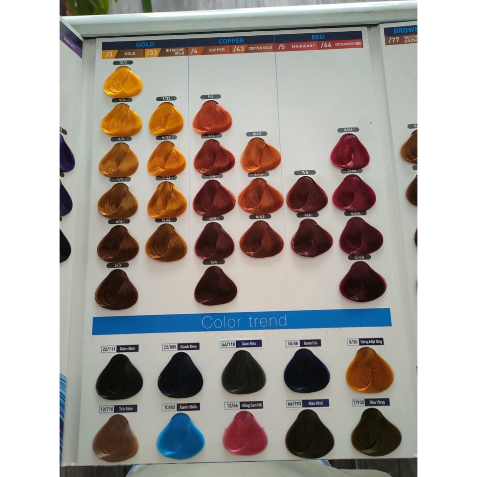 Màu nhuôm tóc Jeal, oxy trợ nhuộm mua riêng