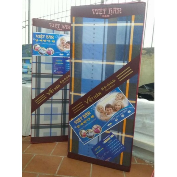 Đệm bông ép Việt Hàn đủ kích thước.bảo hành 3 năm ruột bông trắng kháng khuẩn