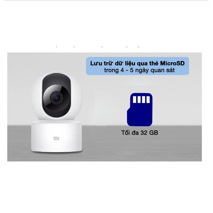 Camera Xiaomi Mi Home Security Camera 360°1080P | BẢO HÀNH 12 THÁNG - Hàng chính hãng