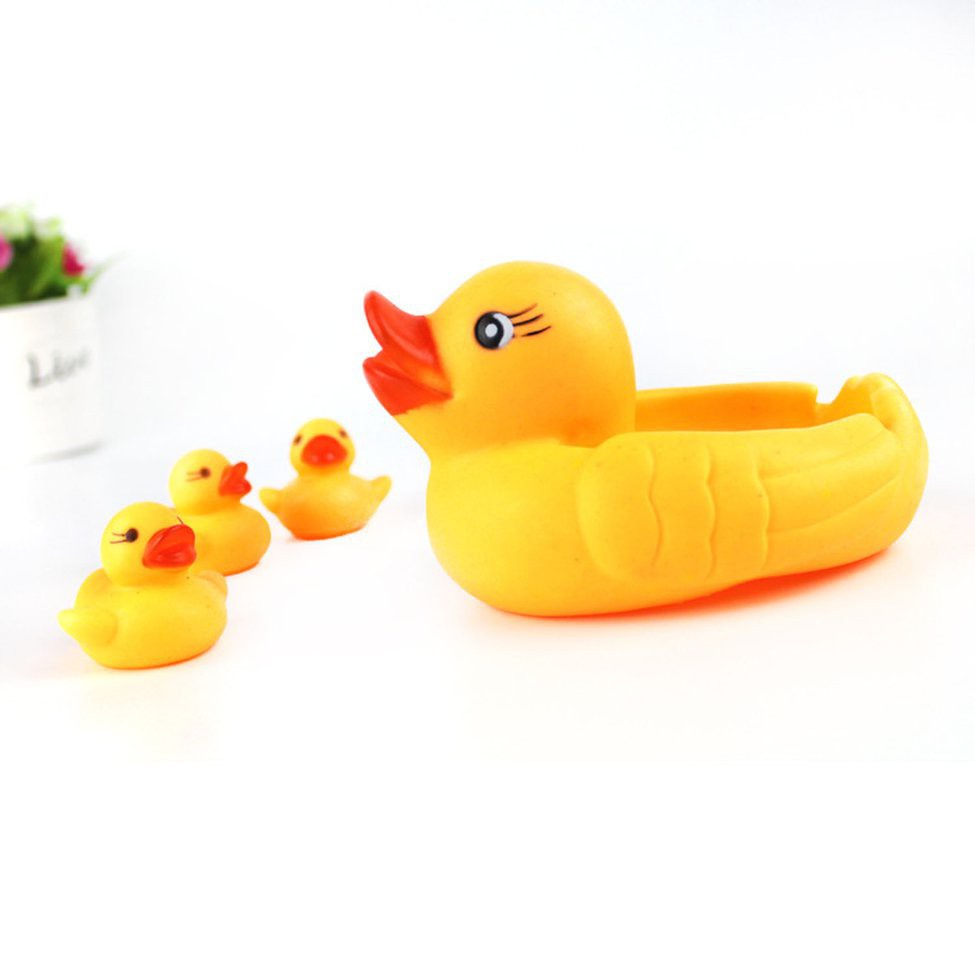 Đồ chơi đàn vịt, động vật thả bồn tắm chíp chíp cho bé