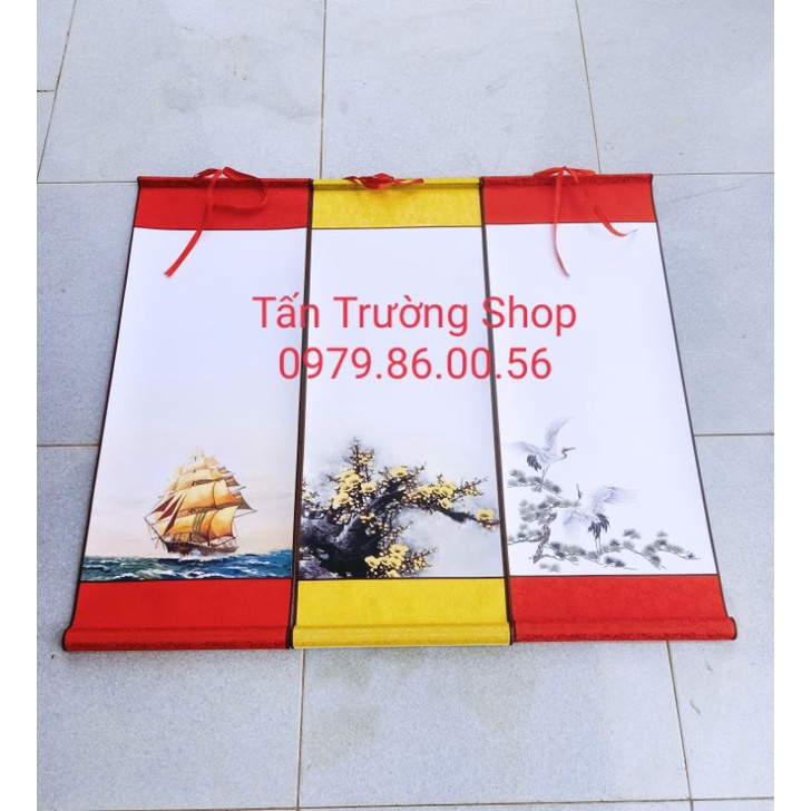 Biểu lụa viết thư pháp kt 30*80