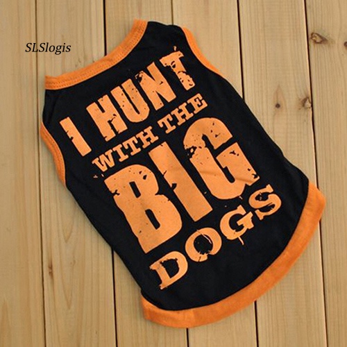 Áo Thun In Chữ Phong Cách Thể Thao Thời Trang Mùa Hè Cho Thú Cưng