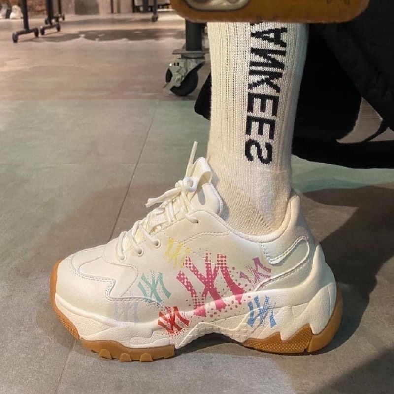 Giày thể thao MLB BIGBALL CHUNKY Graffiti NEW YORK YANKEES Nam Nữ