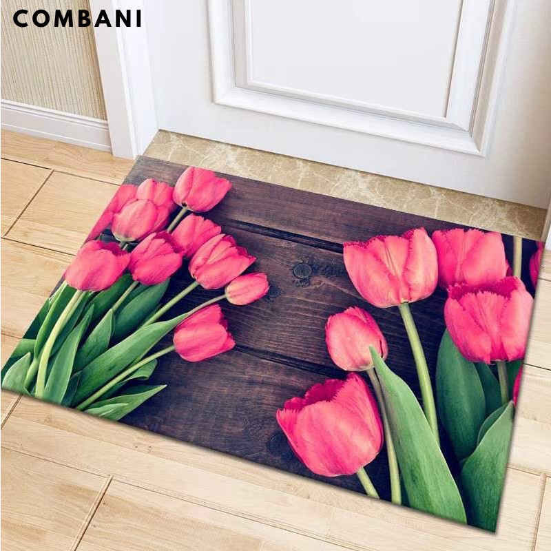 Thảm Chùi Chân 3D Cao Cấp Thấm Nước Chống Trượt KT 40x60cm