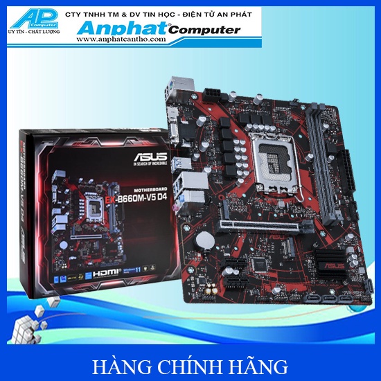 Bo mạch chủ Main Asus EX-B660M-V5 D4  - Hàng Chính Hãng - Bảo hành 36 tháng