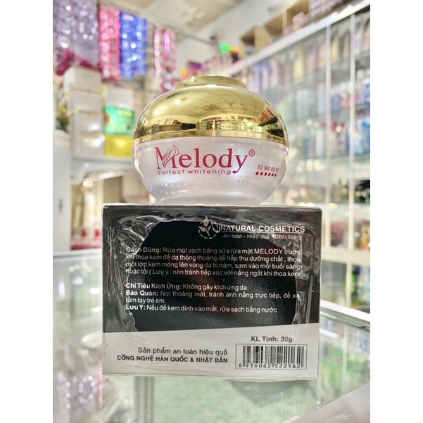 kem Melody nám -dưỡng trắng da - 10 tác dụng vip 35g