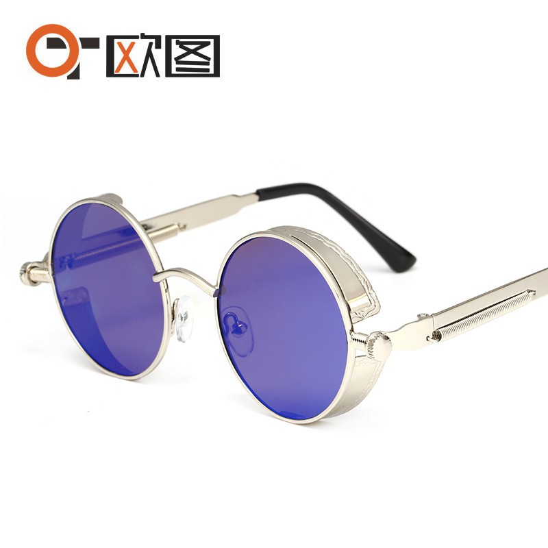 Kính mát có gọng tròn phong cách độc đáo thời trang 2518