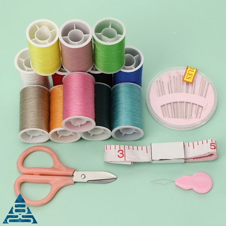 [llethuynga] .. Hộp kim chỉ khâu vá mini dáng tròn dễ thương sewing box sỉ