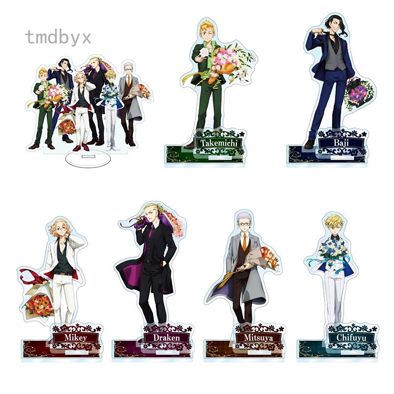 Mô hình acrylic nhân vật Manjiro Ken Takemichi Hinata Atsushi tùy chọn