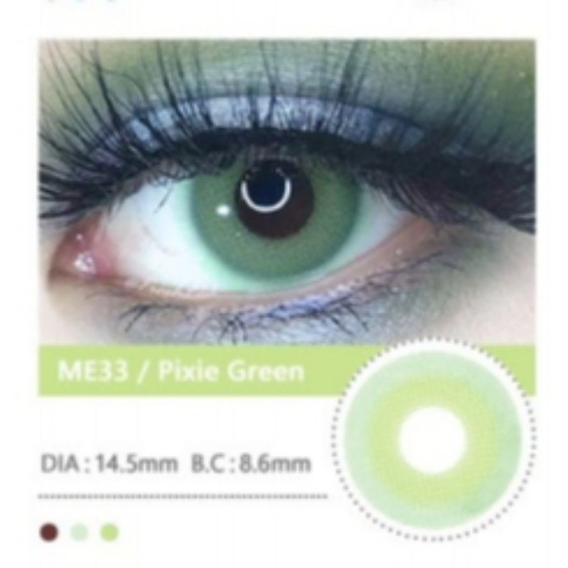 lens tây pixie blue và green