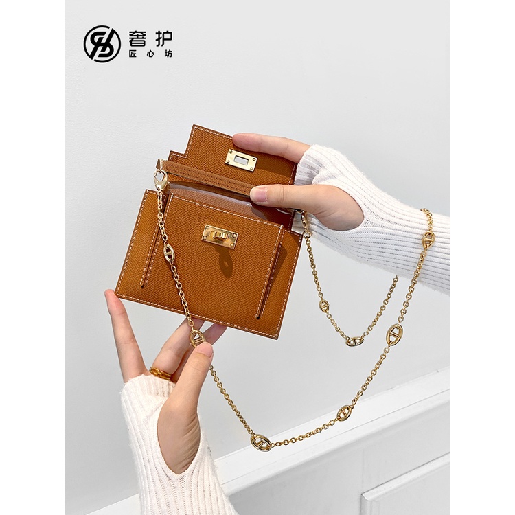 Dây Xích Đeo Túi Xách Hermes kelly Hình Mũi Heo Sửa Đổi Được