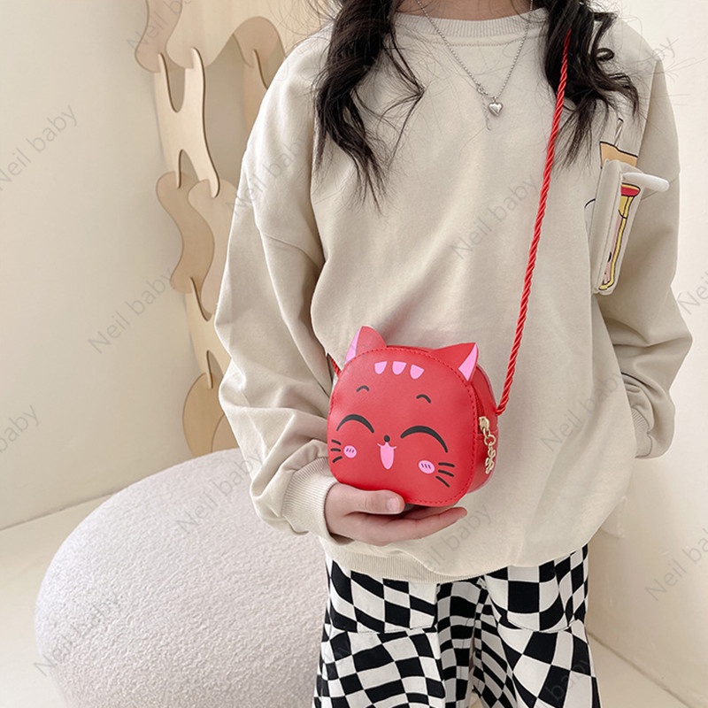 Túi Đeo Chéo Bằng Da Pu Thời Trang Năm 2021 Dành Cho Bé Trai Và Bé Gái