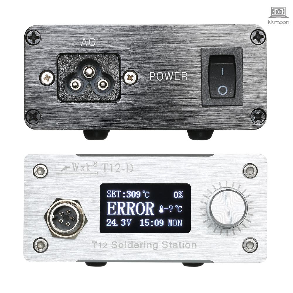 Bộ trạm hàn kỹ thuật số FWxK T12 OLED kèm phụ kiện tiện dụng