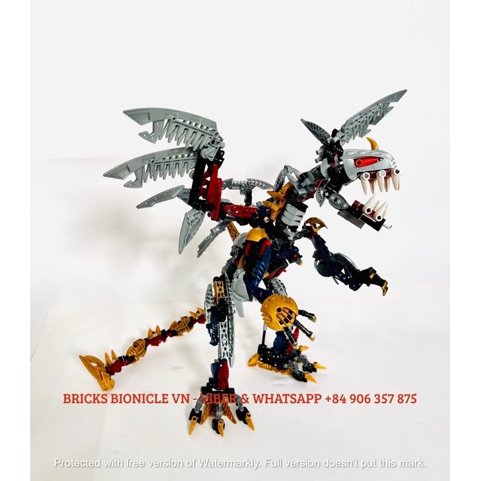LEGO BIONICLE - ĐỒ CHƠI XẾP HÌNH LEGO BIONICLE - VEZON & KARDAS 10204 - COMBINED SET 8733 + 8734 + 8764