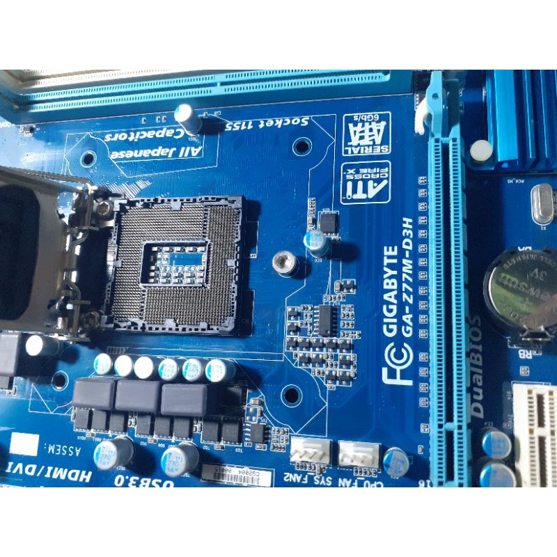 Main Giga Z77M-D3H socket 1155