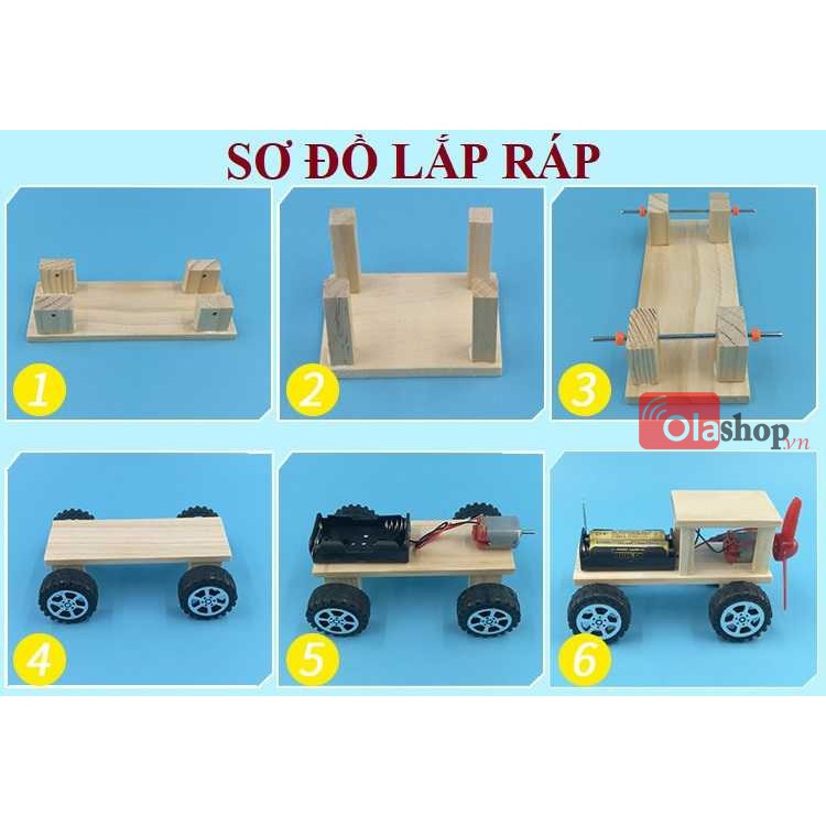Đồ chơi trẻ em ô tô đồ chơi gỗ động cơ phản lực