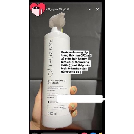 Tẩy trang Teoxane 200ml 3 trong 1 làm sạch sâu - dịu nhẹ với mọi loại da
