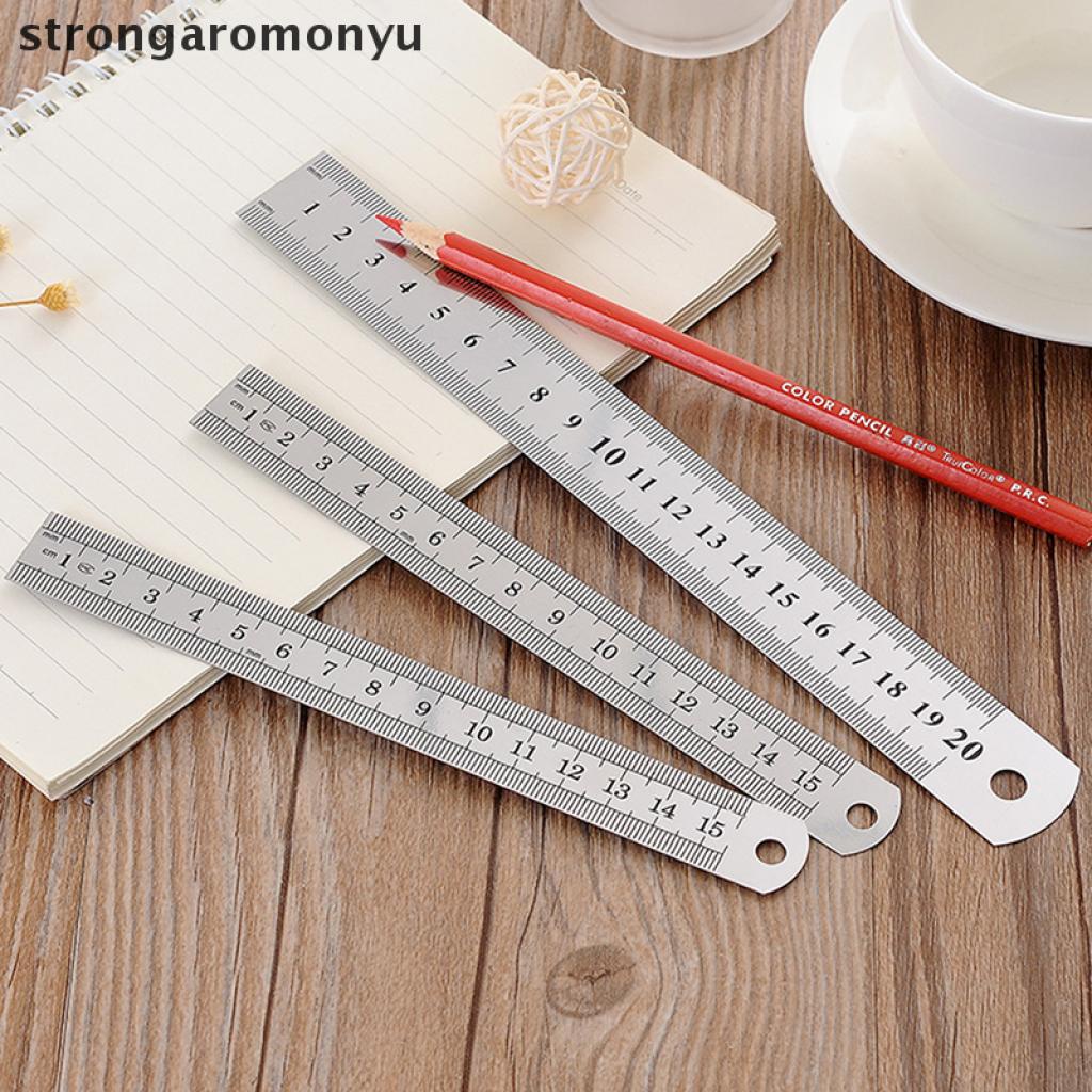 Thước Đo Hai Mặt Bằng Thép Không Gỉ 15-30cm