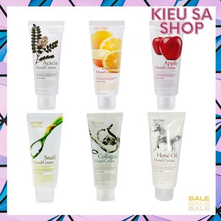 Kem Dưỡng Da Tay 3W Clinic Hand Cream 100ml