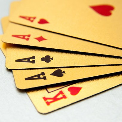 BỘ BÀI TÂY MẠ VÀNG 24K 52 LÁ CỰC ĐẸP