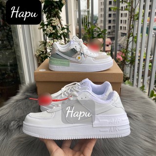 (Loại đẹp) Giày thể thao nữ HAPU AIRR AF1 đế thơm, pha màu cá tính, Hot Trend 2021 (ảnh thật)