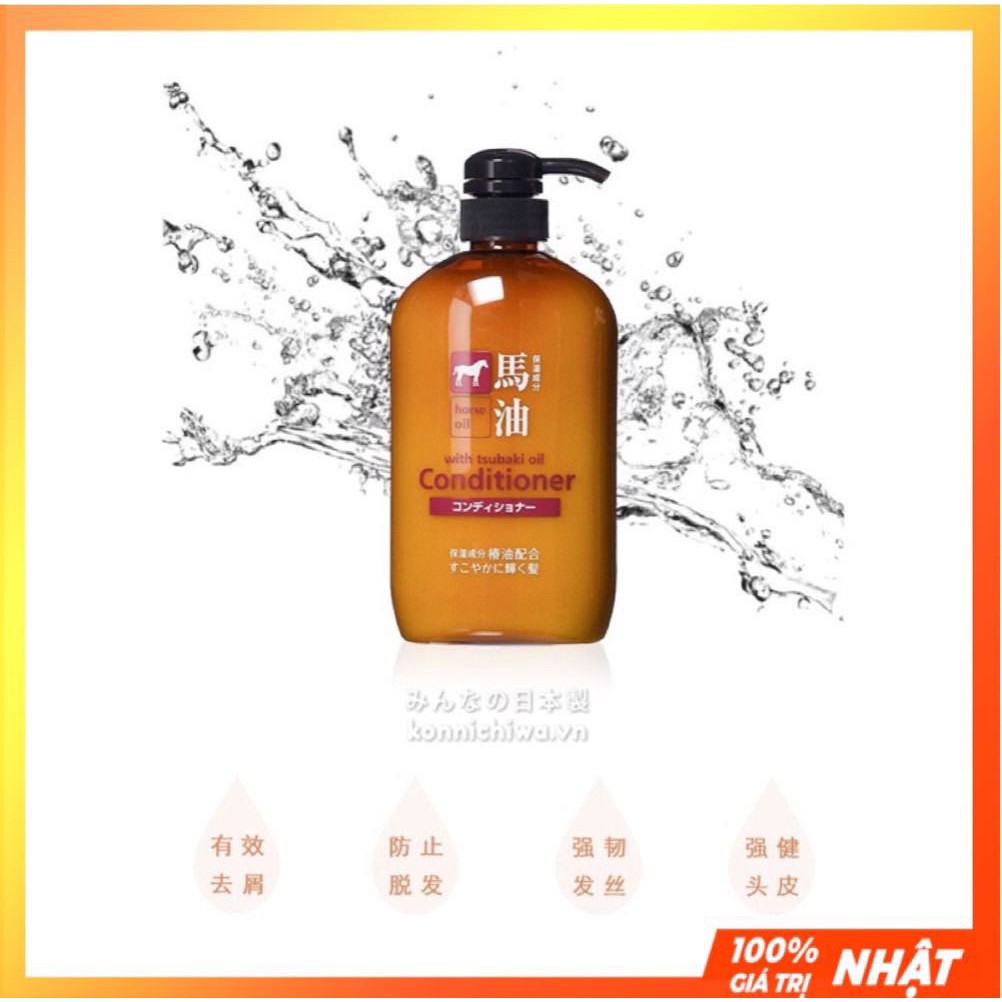 Dầu xả mỡ ngựa Horse Oil Natural Hair 600ml