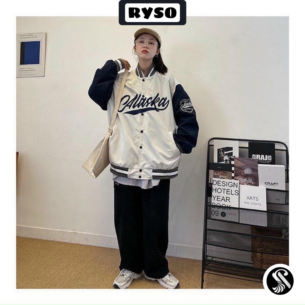Áo khoác bomber dù Unisex chống nắng nam nữ siêu hot ulzzang jacket chất dày dặn bóng chày