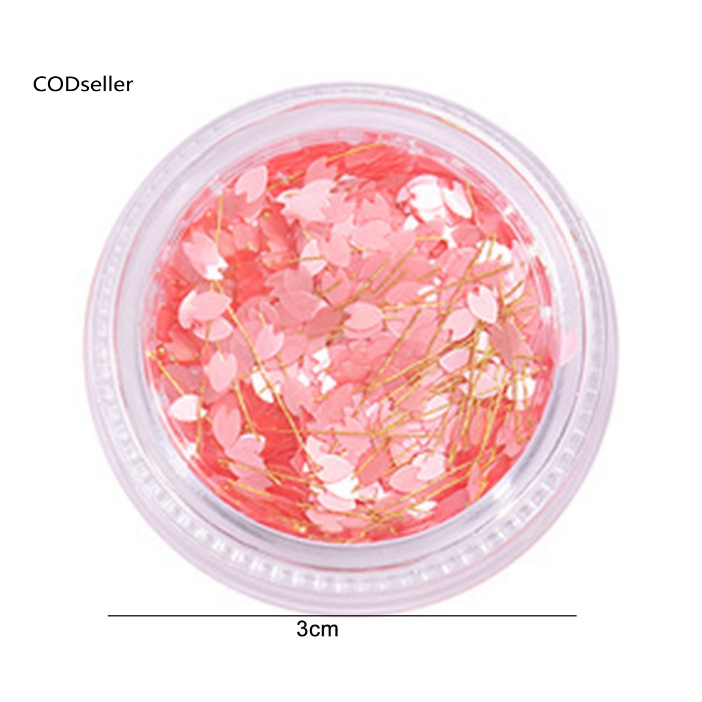 1 Hộp Kim Tuyến Lấp Lánh Trang Trí Móng Tay Nghệ Thuật Đa Năng