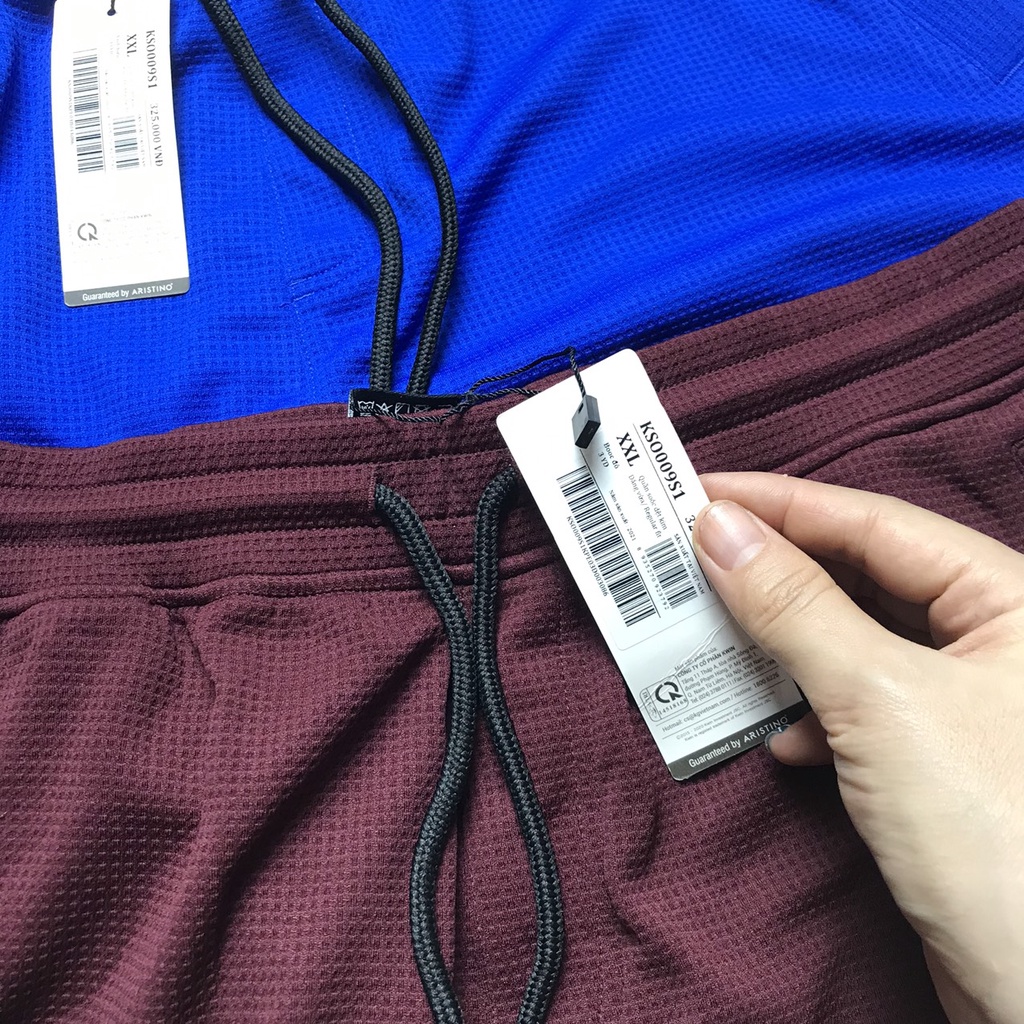 Quần short nam Kwin vải thun mềm, cạp chun dây rút do Aristino sản xuất KSO009S1