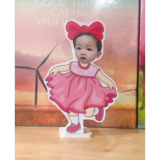 hình in Chibi trang trí tiệc sinh nhật, happy birthday, thôi nôi, đầy tháng theo yêu cầu cho bé trai, bé gái,bạn bè M030