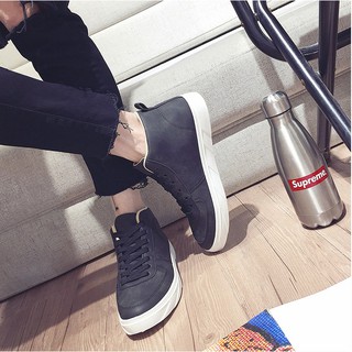 Giày nam cổ cao màu đen