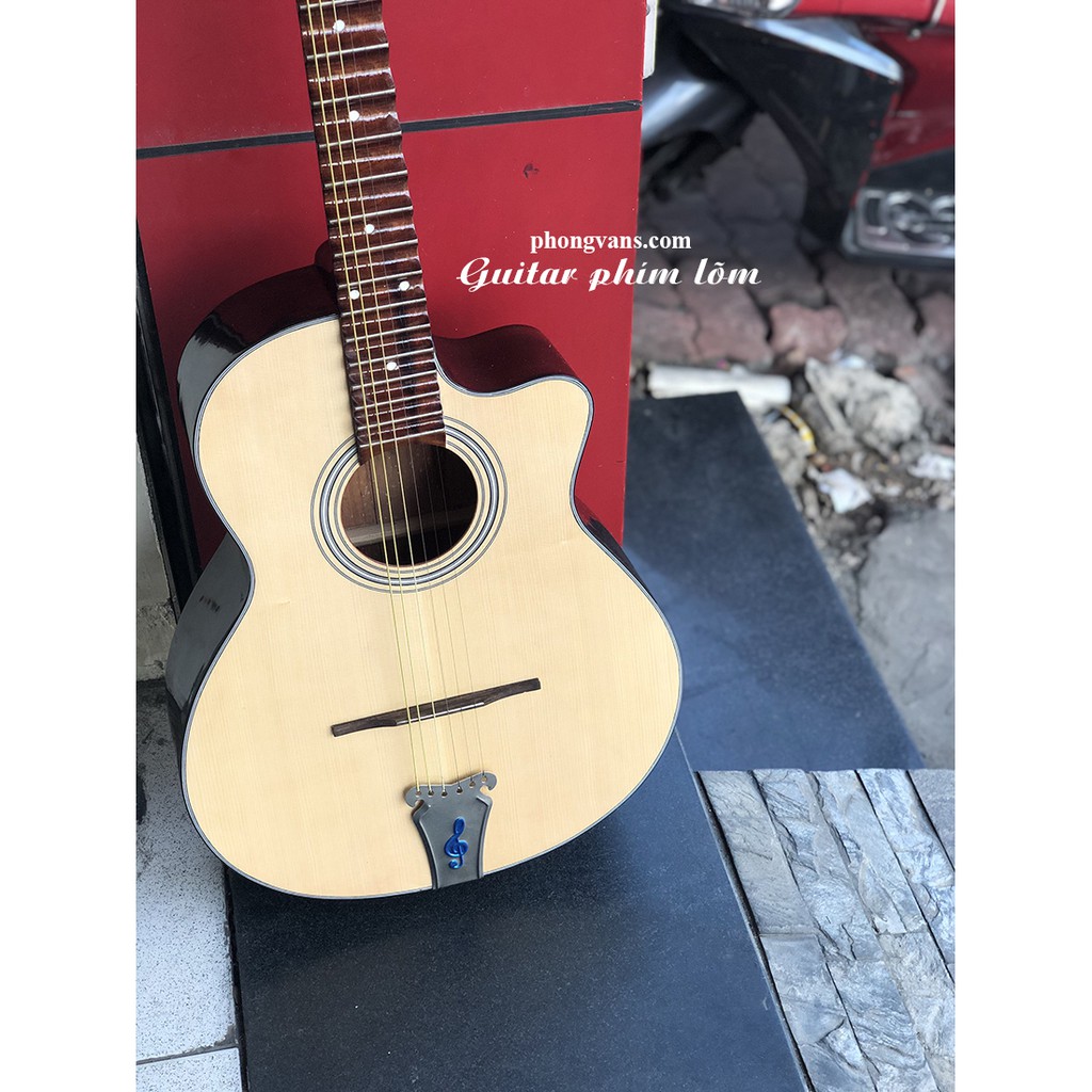 Đàn Guitar Vọng Cổ Phím Lõm gỗ hồng đào