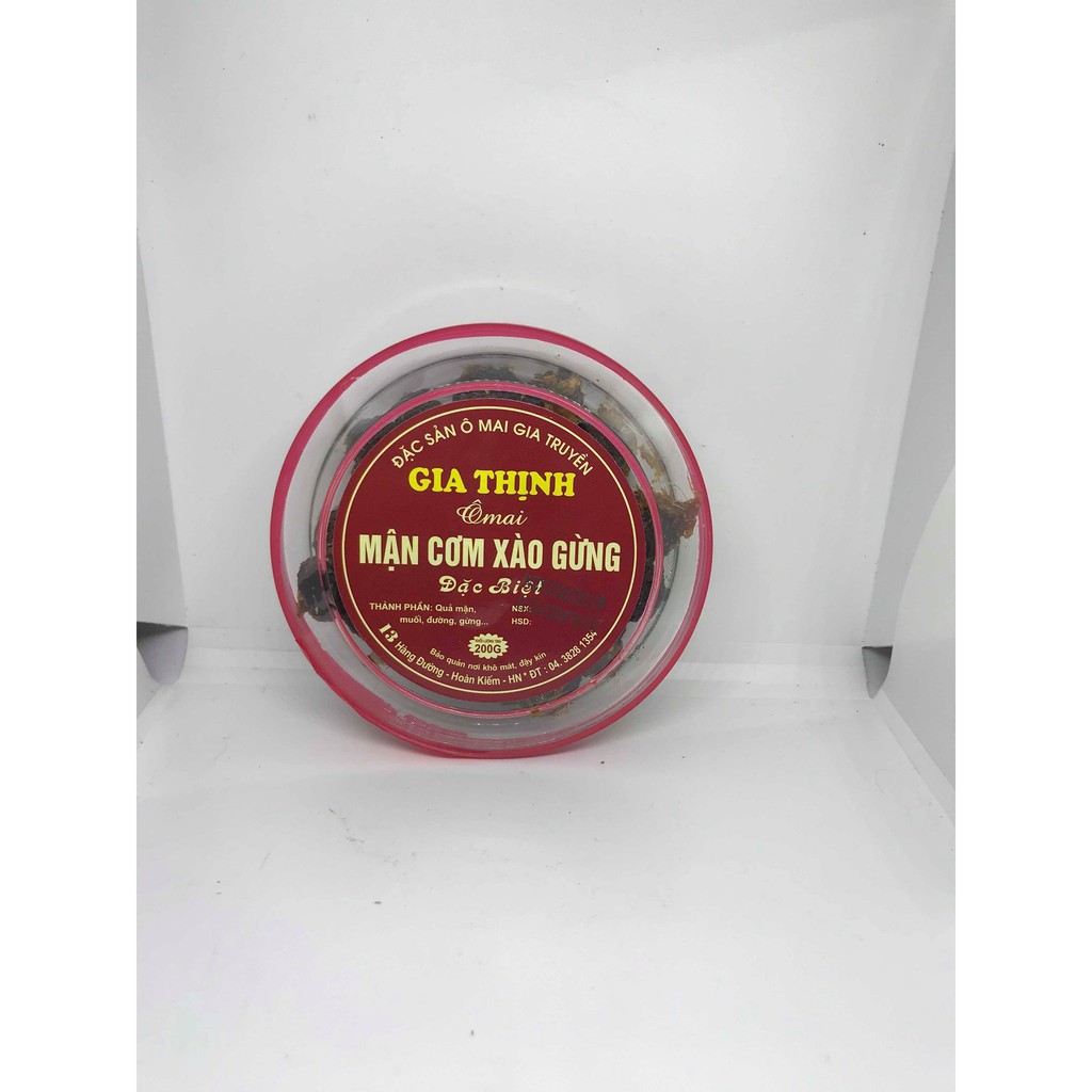 Ô mai mận cơm xào gừng 500gr Gia Thịnh Hà Nội