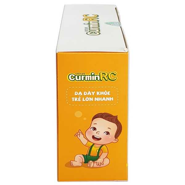 VIETLIFE CURMIN RC - Dạ dày khỏe, trẻ lớn nhanh, Tăng cường tiêu hóa cho trẻ (30 gói)