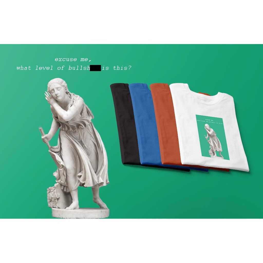 Áo thun ngắn tay unisex Chodole cho cả nam và nữ, chất liệu vải cotton in Excuse me, what level of b