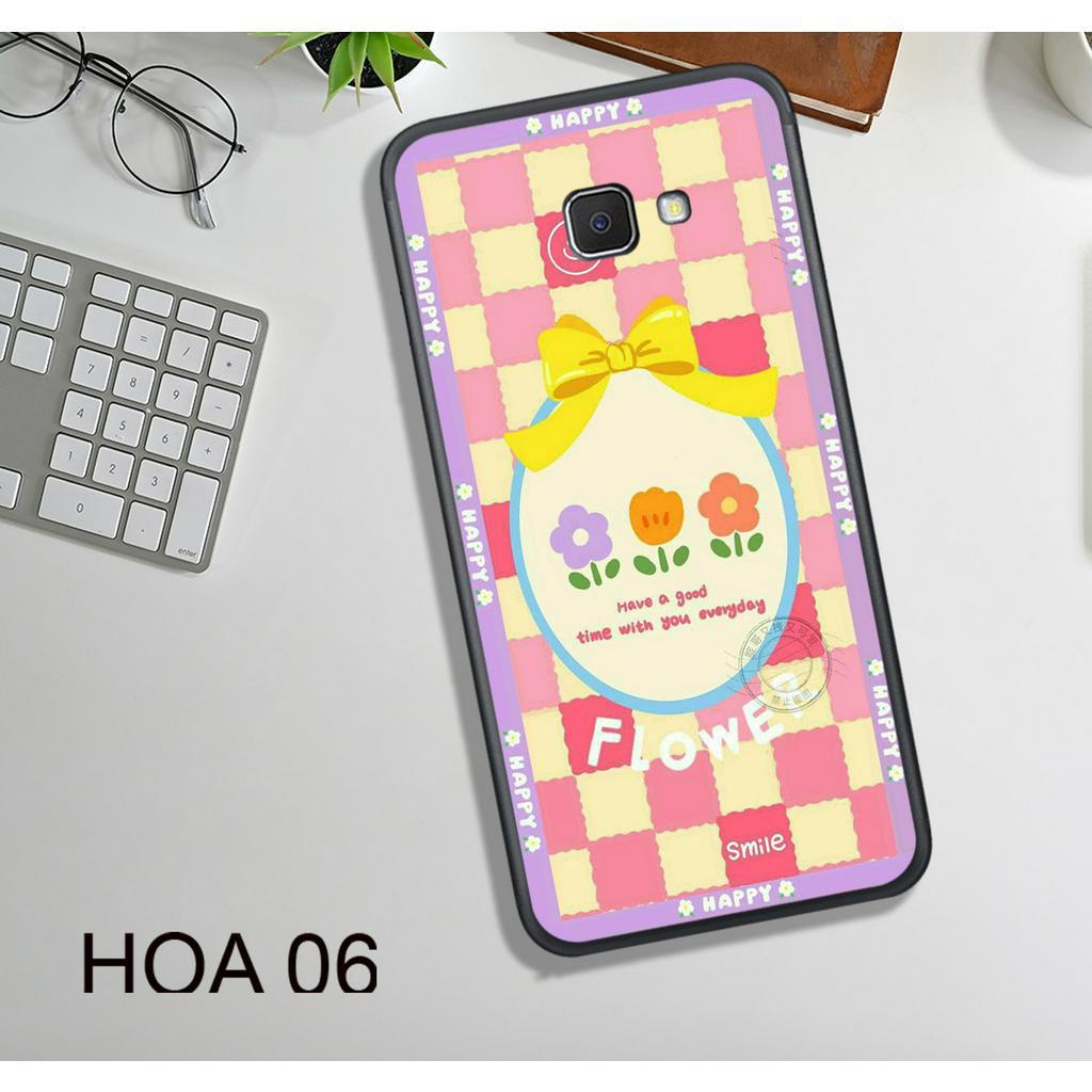 Ốp Lưng  Samsung  J3 Pro - J4 Plus - J7 Pro - J7 Plus - J5 Prime - J7 Prime, In Hình HOA, Màu Sắc Bắt Mắt.