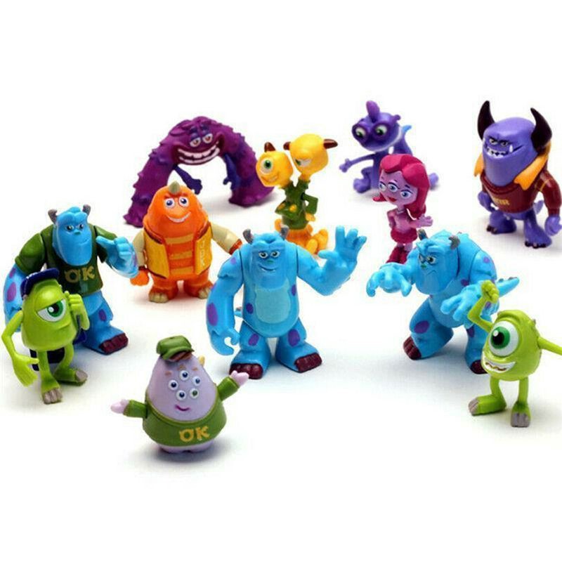 DISNEY Mô Hình Nhân Vật Mike Wazowski James P.Sullivan 7-11cm