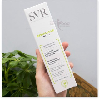 [Mã giảm giá] Kem Dưỡng Hỗ Trợ Giảm Mụn, Kiểm Soát Dầu SVR Sebiaclear Active 40ml