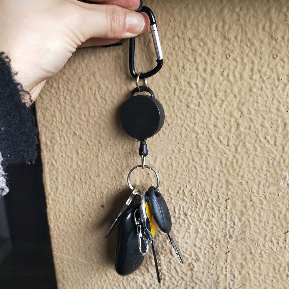 Móc chìa khóa dây rút có thể điều chỉnh được tiện dụng